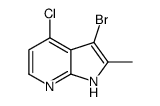 3-Bromo-4-chloro-2-methyl-1H-pyrrolo[2,3-b]pyridine