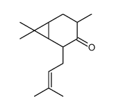 3,7,7-trimethyl-5-(3-methylbut-2-enyl)bicyclo[4.1.0]heptan-4-one