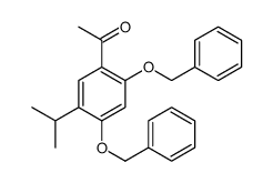 1-[2,4-bis(phenylmethoxy)-5-propan-2-ylphenyl]ethanone CAS:747414-18-2 第1张