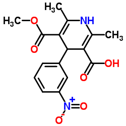 2,6-Di-Me-4-(3-nitro-ph)-1,4-2H-pyridine-3,5-dicar Cas:74936-72-4 第1张