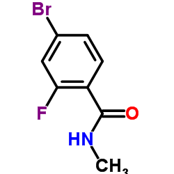 4-Bromo-2-fluoro-N-methylbenzamide Cas:749927-69-3 第1张