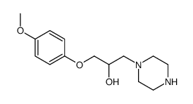 1-(4-Methoxyphenoxy)-3-(1-piperazinyl)-2-propanol