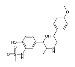 N-[2-Hydroxy-5-(1-hydroxy-2-{[2-(4-methoxyphenyl)ethyl]amino}prop yl)phenyl]methanesulfonamide