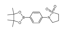 2-[4-(4,4,5,5-tetramethyl-1,3,2-dioxaborolan-2-yl)phenyl]-1,2-thiazolidine-1,1-dioxide