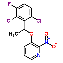 3-[1-(2,6-Dichloro-3-fluorophenyl)ethoxy]-2-nitropyridine