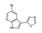 5-Bromo-3-(1,3-oxazol-5-yl)-1H-pyrrolo[2,3-b]pyridine CAS:757978-03-3 第1张