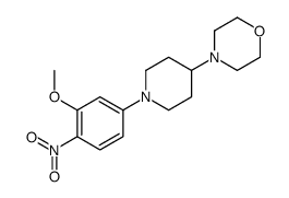 4-[1-(3-methoxy-4-nitrophenyl)piperidin-4-yl]morpholine