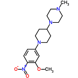 1-(1-(3-Methoxy-4-nitrophenyl)piperidin-4-yl)-4-Methylpiperazine CAS:761440-65-7 manufacturer price 第1张