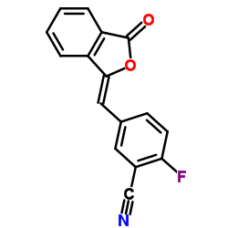 2-fluoro-5-[(Z)-(3-oxo-2-benzofuran-1-ylidene)methyl]benzonitrile Cas:763114-25-6 第1张