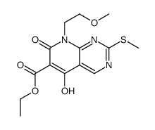 ethyl 5-hydroxy-8-(2-methoxyethyl)-2-methylsulfanyl-7-oxopyrido[2,3-d]pyrimidine-6-carboxylate