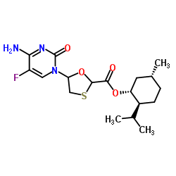 (2R,5S)-5-(4-amino-5-fluoro-2-oxo-1(2H)-pyrimidinyl)-1,3-Oxathiolane-2-carboxylicacid,(1R,2S,5R)-5-methyl-2-(1-methylethyl)cyclohexyl Ester Cas:764659-72-5 第1张