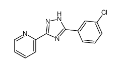 2-[3-(3-chlorophenyl)-1H-1,2,4-triazol-5-yl]pyridine