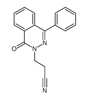 3-(1-oxo-4-phenylphthalazin-2-yl)propanenitrile