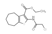 ethyl 2-[(2-chloroacetyl)amino]-5,6,7,8-tetrahydro-4H-cyclohepta[b]thiophene-3-carboxylate