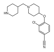 3-chloro-4-[1-(piperidin-4-ylmethyl)piperidin-4-yl]oxybenzonitrile CAS:770741-07-6 第1张