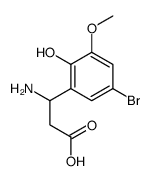 3-amino-3-(5-bromo-2-hydroxy-3-methoxyphenyl)propanoic acid