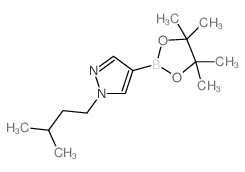 1-(3-methylbutyl)-4-(4,4,5,5-tetramethyl-1,3,2-dioxaborolan-2-yl)pyrazole