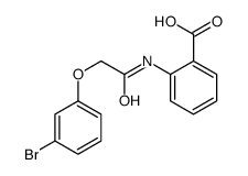 2-[[2-(3-bromophenoxy)acetyl]amino]benzoic acid