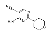 4-amino-2-morpholin-4-ylpyrimidine-5-carbonitrile CAS:78318-43-1 第1张