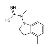 1-methyl-1-(4-methyl-2,3-dihydroindol-1-yl)thiourea