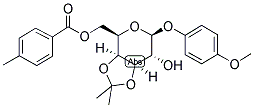 4-METHOXYPHENYL 3,4-O-ISOPROPYLIDENE-6-O-(4-METHYLBENZOYL)-BETA-D-GALACTOPYRANOSIDE CAS:790999-92-7 第1张