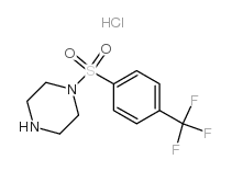 1-[4-(trifluoromethyl)phenyl]sulfonylpiperazine,hydrochloride