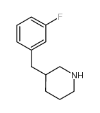 3-[(3-fluorophenyl)methyl]piperidine