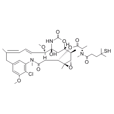 N2'-Deacetyl-N2'-(4-mercapto-4-methyl-1-oxopentyl)-maytansine(DM4) Cas:796073-69-3 第1张