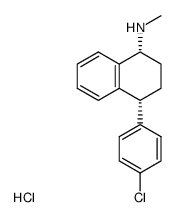 (1R,4R)-4-(4-chlorophenyl)-N-methyl-1,2,3,4-tetrahydronaphthalen-1-amine hydrochloride