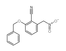 2-(nitromethyl)-6-phenylmethoxybenzonitrile CAS:79966-73-7 第1张