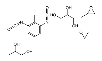 1,3-diisocyanato-2-methylbenzene,2-methyloxirane,oxirane,propane-1,2-diol,propane-1,2,3-triol