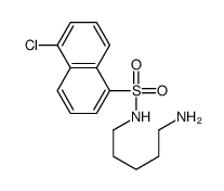 N-(5-aminopentyl)-5-chloronaphthalene-1-sulfonamide CAS:80467-74-9 第1张