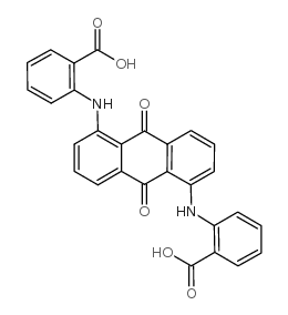 2-[[5-(2-carboxyanilino)-9,10-dioxoanthracen-1-yl]amino]benzoic acid