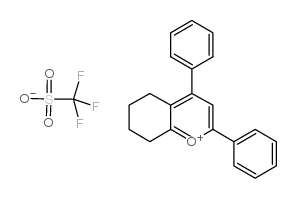 2,4-diphenyl-5,6,7,8-tetrahydrochromen-1-ium,trifluoromethanesulfonate