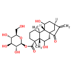 ent-6,11-Dihydroxy-15-oxo-16-kauren-19-oic acid beta-D-glucopyrasyl ester