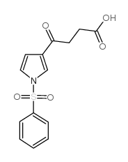 4-[1-(benzenesulfonyl)pyrrol-3-yl]-4-oxobutanoic acid