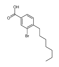 3-Bromo-4-heptylbenzoic acid CAS:81719-19-9 第1张