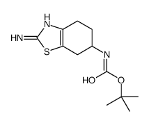 tert-butyl N-(2-amino-4,5,6,7-tetrahydro-1,3-benzothiazol-6-yl)carbamate