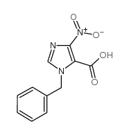 3-benzyl-5-nitroimidazole-4-carboxylic acid