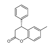 (4R)-6-methyl-4-phenyl-3,4-dihydrochromen-2-one