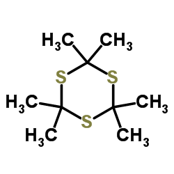 2,2,4,4,6,6-Hexamethyl-1,3,5-trithiane Cas:828-26-2 第1张