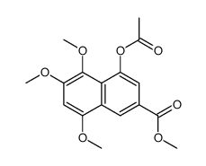 Methyl 4-acetoxy-5,6,8-trimethoxy-2-naphthoate