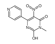 3-methyl-5-nitro-6-pyridin-4-yl-1H-pyrimidine-2,4-dione