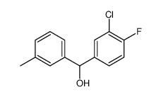 (3-chloro-4-fluorophenyl)-(3-methylphenyl)methanol