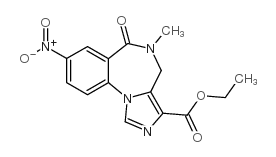 ethyl 5-methyl-8-nitro-6-oxo-4H-imidazo[1,5-a][1,4]benzodiazepine-3-carboxylate