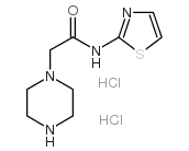 2-piperazin-1-yl-N-(1,3-thiazol-2-yl)acetamide,dihydrochloride CAS:84587-70-2 第1张