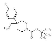 tert-butyl 4-(aminomethyl)-4-(4-fluorophenyl)piperidine-1-carboxylate CAS:847615-01-4 第1张