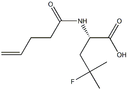 Leucine, 4-fluoro-N-(1-oxo-4-pentenyl)-