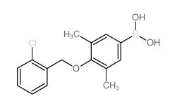 [4-[(2-chlorophenyl)methoxy]-3,5-dimethylphenyl]boronic acid CAS:849052-15-9 第1张