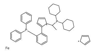 (s)-1-{(s)-2-[2-(diphenylphosphino)phenyl]-ferrocenyl}ethyldicyclohexylphosphine